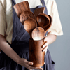 Teakholz Küchenutensilien Set – Elegante Kochutensilien für moderne Küchenhelfer-2