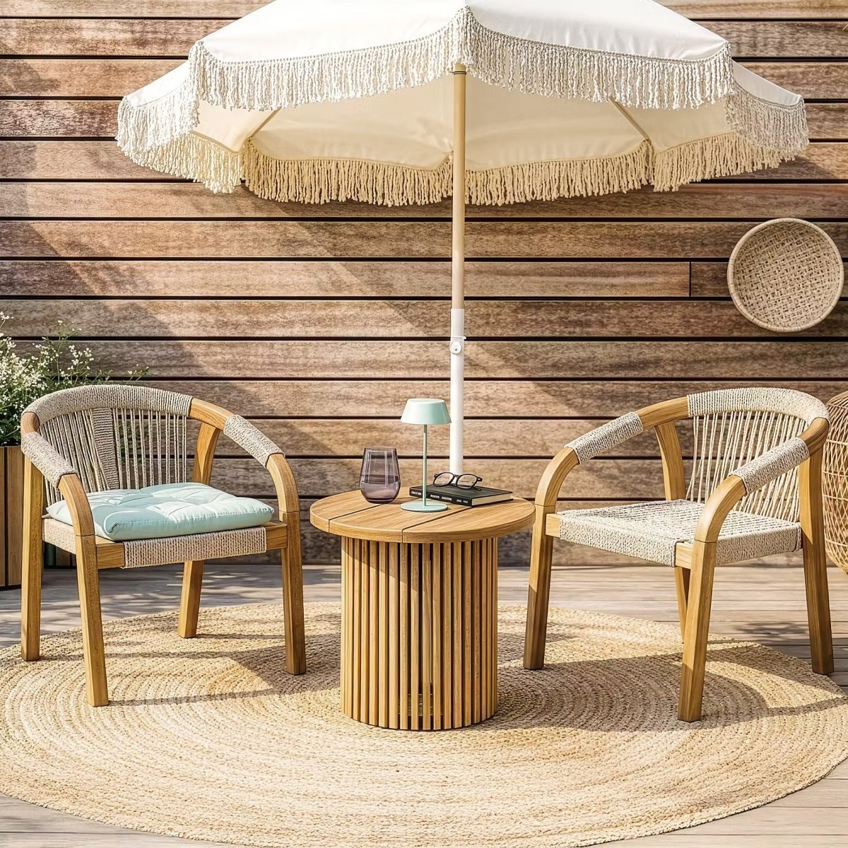 BAYONNE Gartenstuhl 2er-Set