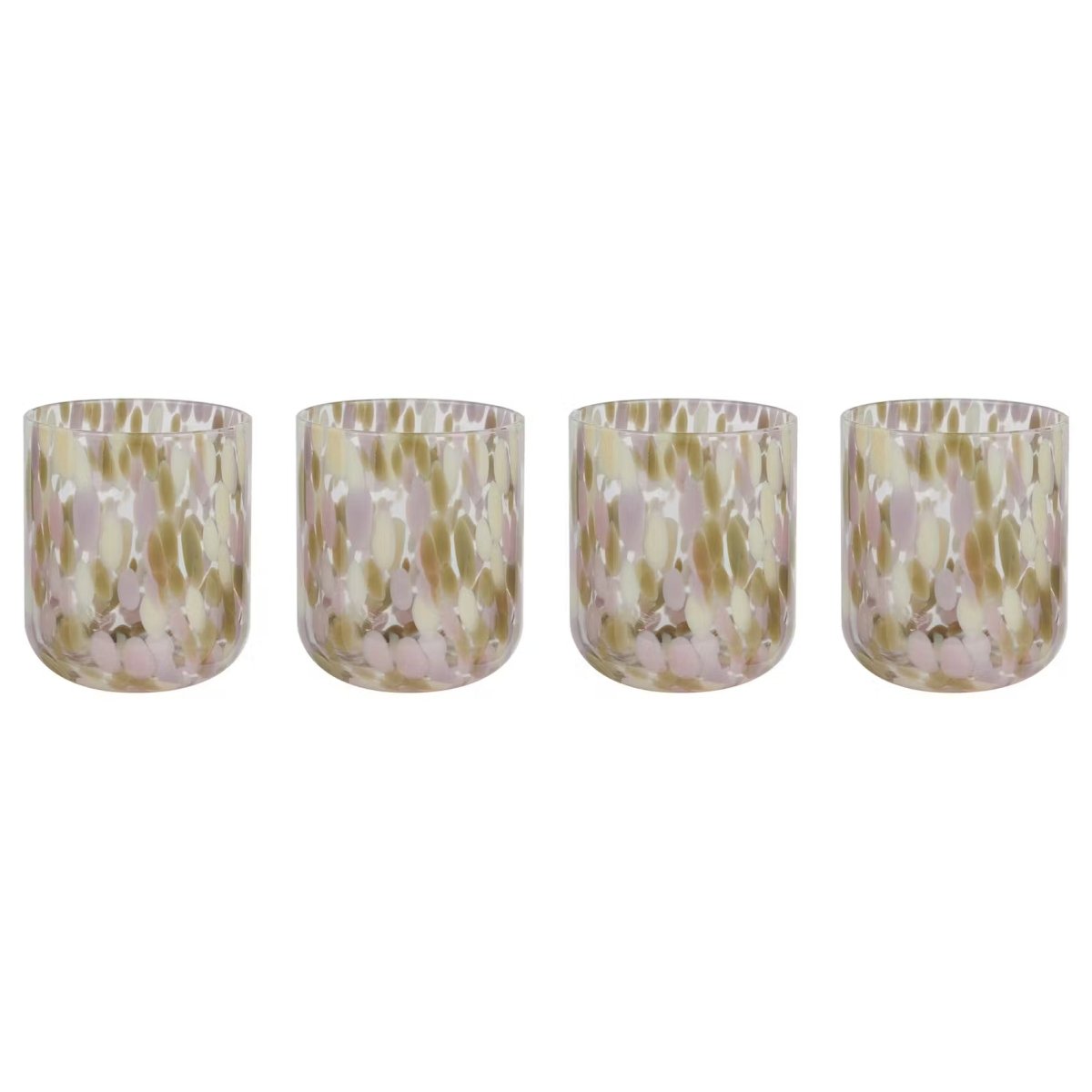 CONFETTI Trinkglas 4er-Set