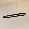 Lucande Smart LED hanglamp Melinay, zwart, CCT, Tuya