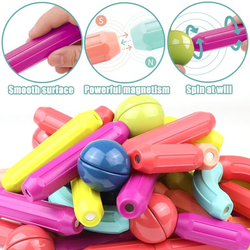 Stabkunst – Magnetische Kreativstäbe Für Fantasievolles Bauen Und Lernen