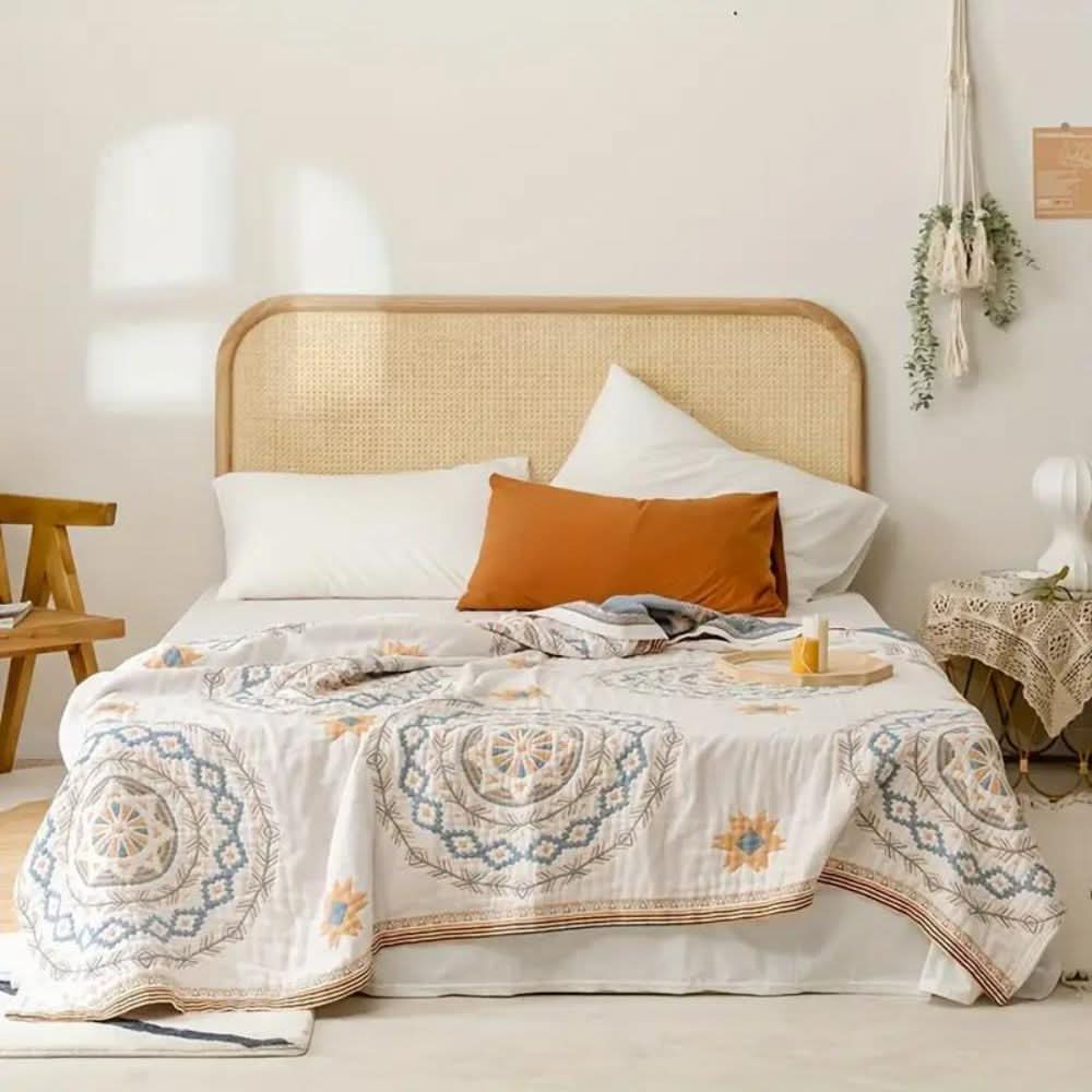 CESS - Baumwolldecke Mit Boho-Mandala
