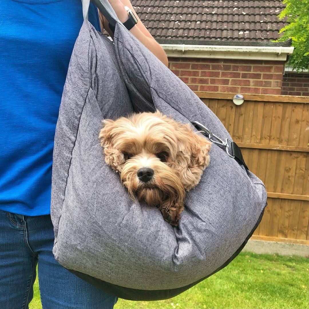 SNOOZO Haustierbett Ruhe Oase Luxuriöse Materialien Ergonomisches Design