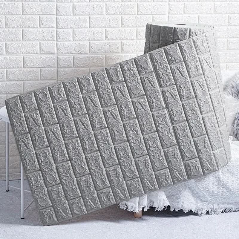 BRICKOVA – 3D Schaumstoff-Tapete im Ziegelmuster