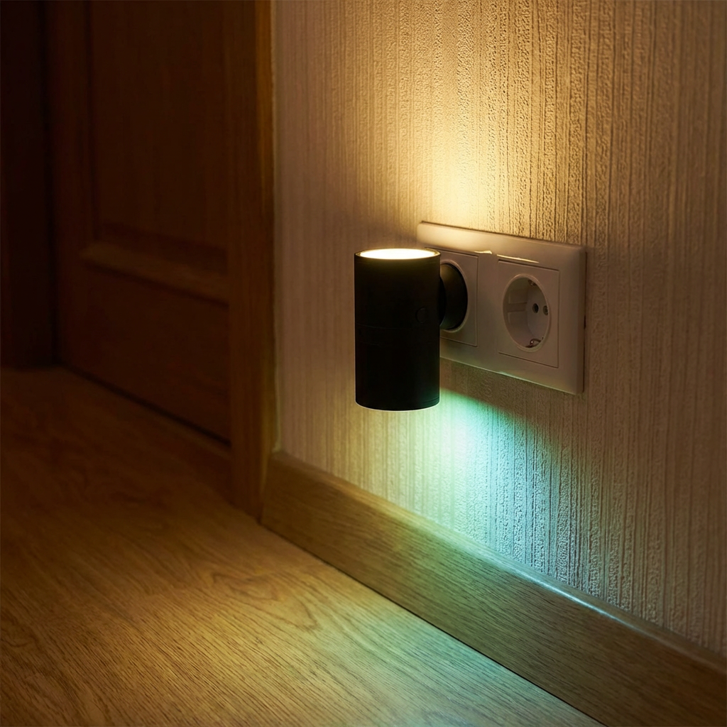 LED Nachtlicht für die Steckdose – Dimmbares Orientierungslicht mit Lichtsensor für ein gemütliches Zuhause