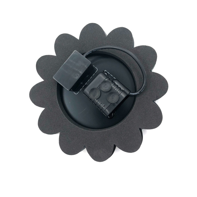 Solarbetriebener Springbrunnen für den Garten – Blumen-Design Wasserfontäne für Teiche und Pools