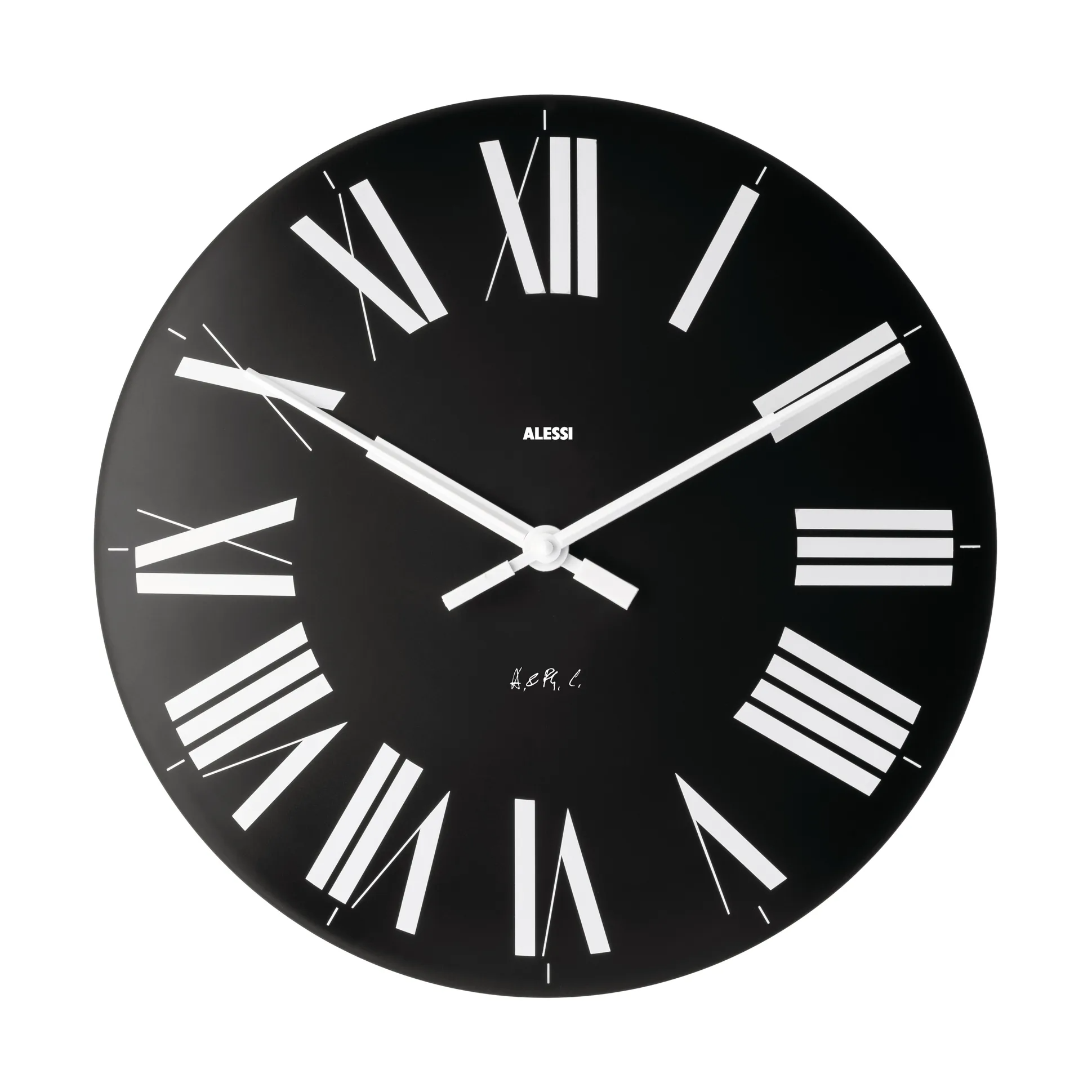 Alessi Firenze Wanduhr Ø36 cm – Ikonische Designer-Wanduhr von Achille Castiglioni