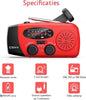 Notfall-Solar-Radio mit Kurbel – Tragbares Dynamo-Radio mit Powerbank & LED-Taschenlampe