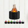 Flammen-Luftbefeuchter mit LED – Ultraschall-Diffuser & Aromatherapie mit Kaminfeuer-Effekt