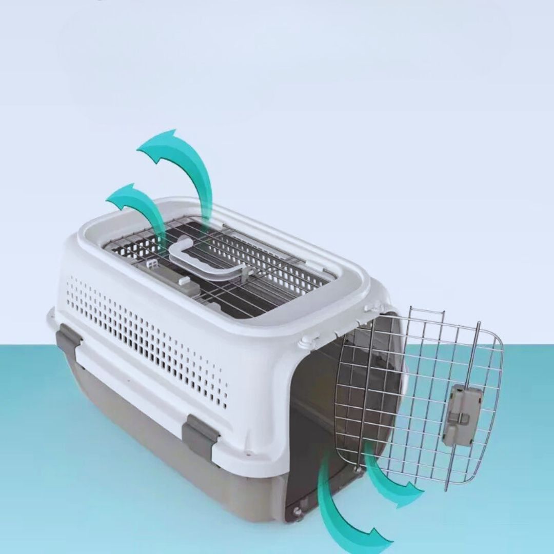 Katzen Transportbox mit Lüftungslöchern – Robuste Tragetasche für Sichere Reisen