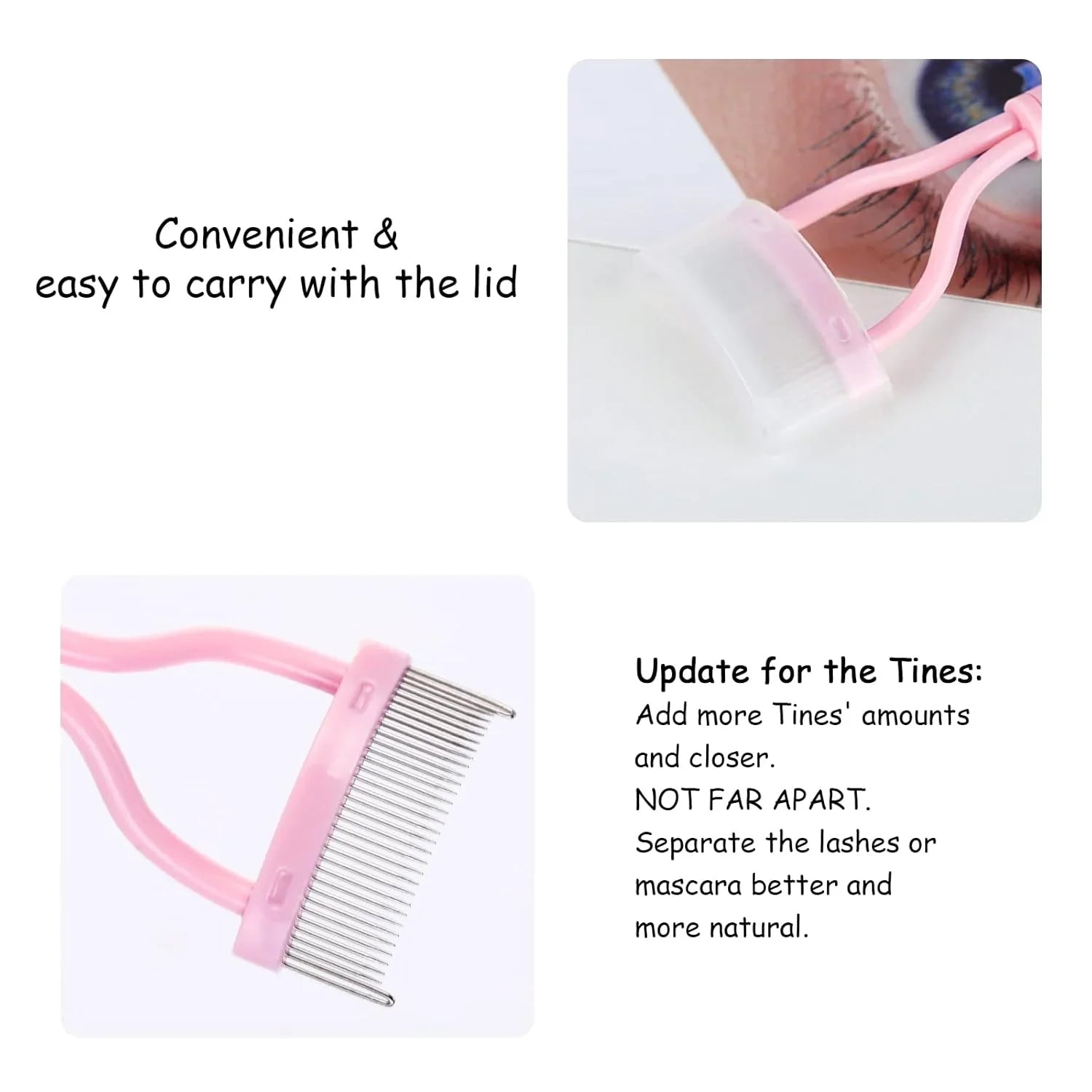 Präzisions-Wimpernkamm & Separator für makellose Wimpern