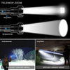 Taktische Taschenlampe – LED Taschenlampe mit Zoom & Powerbank-Funktion