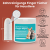Zahnreinigungs Finger Tücher für Haustiere