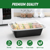 50-teiliges Meal-Prep-Behälter-Set mit Deckel – Ideal für Essensvorbereitung