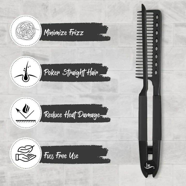 Glättungsbürste – Warmluftkamm für müheloses Haarstyling