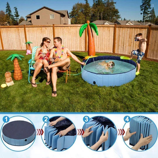 Faltbarer Hunde-Pool Für Garten Und Outdoor
