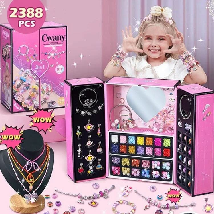 SPARKLETTA – Armband Bastelset für Mädchen mit funkelnden Anhängern