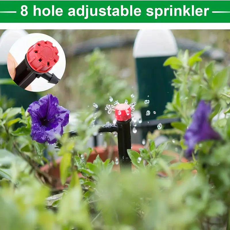 Automatisches Tropfbewässerungssystem für Pflanzen – Komplettes Set für Garten und Balkon