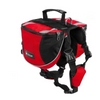 Hunde-Rucksack für Outdoor-Aktivitäten – Verstellbar und Wasserdicht in Rot und Grau