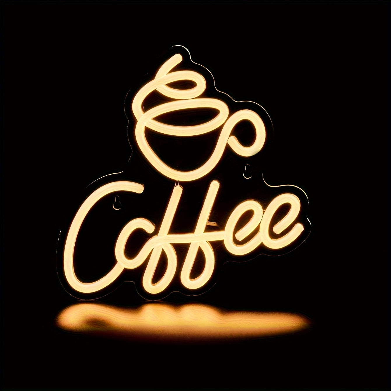 Neon Led-Kaffeeschild Für Wanddekoration