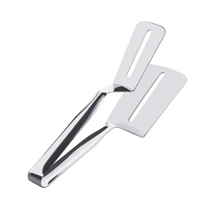 Doppelseitiger Edelstahlwender mit rutschfestem Griff – Ideal für Grillen und Braten