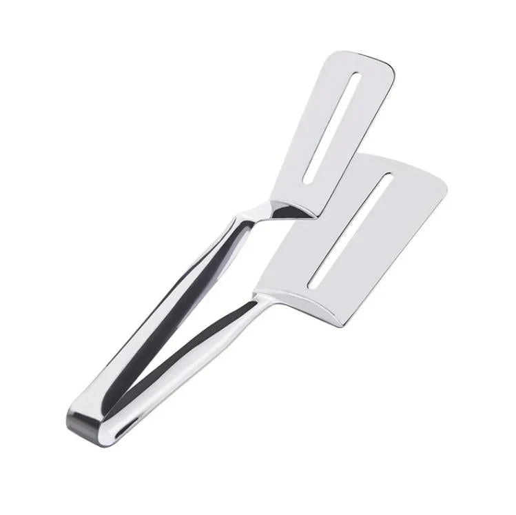 Doppelseitiger Edelstahlwender mit rutschfestem Griff – Ideal für Grillen und Braten