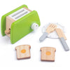 MiniKoch Holzset – Holz Küchen-Spielset – Kaffeemaschine, Toaster und Mixer – Montessori Küche