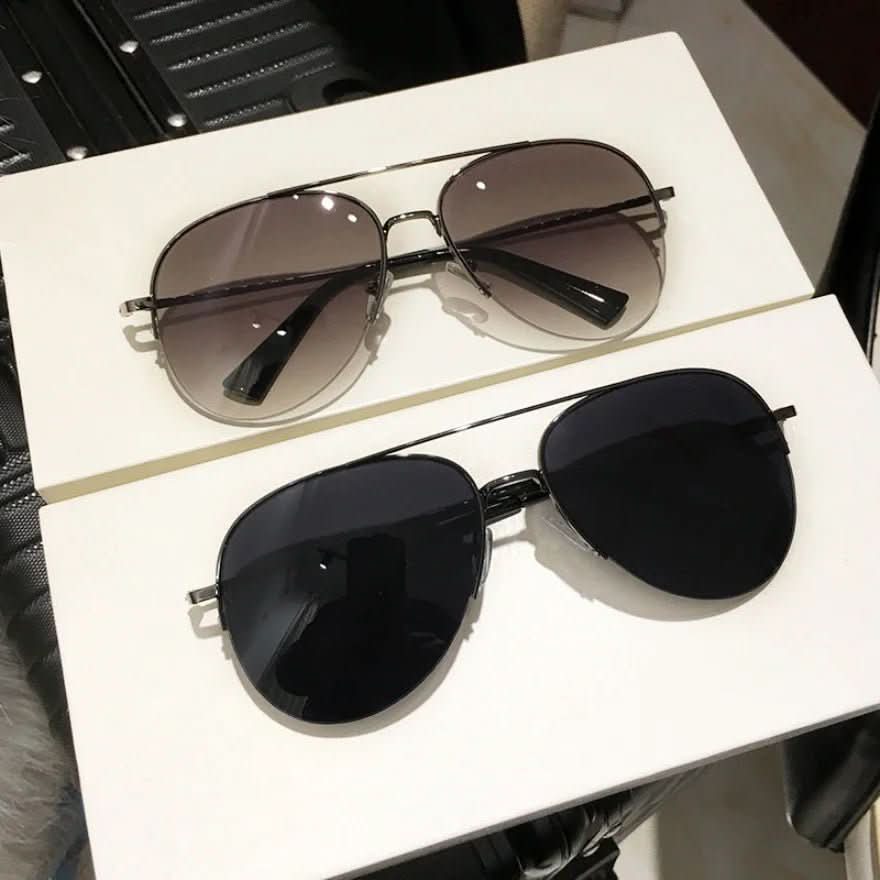 Luftgleiten Sonnenbrillen – Pilotensonnenbrille Für Herren Mit Farbverlauf Und UV400-Schutz