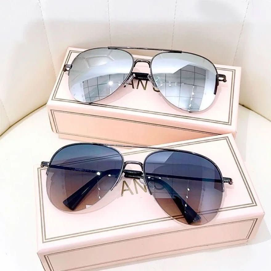 Luftgleiten Sonnenbrillen – Pilotensonnenbrille Für Herren Mit Farbverlauf Und UV400-Schutz