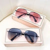 Luftgleiten Sonnenbrillen – Pilotensonnenbrille Für Herren Mit Farbverlauf Und UV400-Schutz