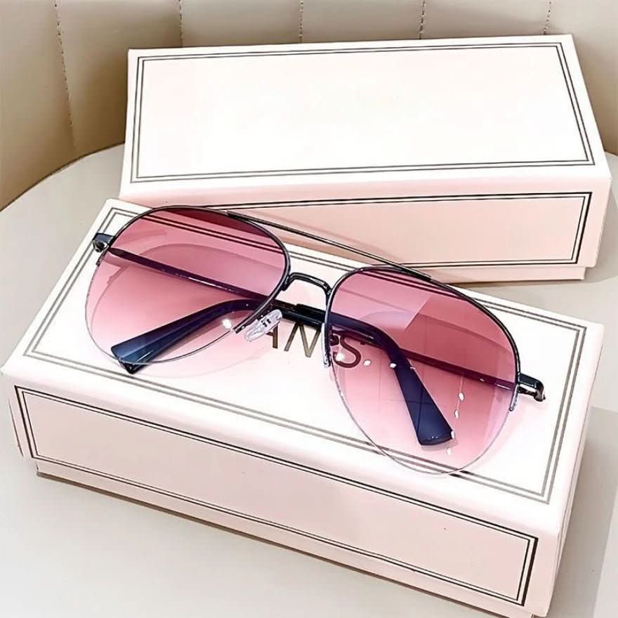 Luftgleiten Sonnenbrillen – Pilotensonnenbrille Für Herren Mit Farbverlauf Und UV400-Schutz