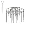 AIRSKEWER – Edelstahl Grill für Luftfritteuse mit Spießhalter 7
