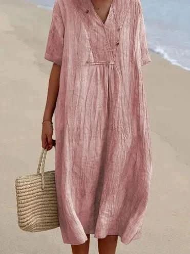ARIA KLEID – Sommerkleid Aus Baumwoll-Leinen Für Ultimativen Komfort