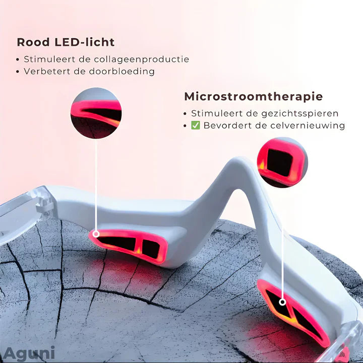 Therapeutische EMS-Brille mit Rotlicht-Technologie