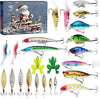 FISHMAS – 24 Tage Weihnachts 2025 Abzählung Angel-Ausrüstung Satz