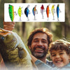 FISHMAS – 24 Tage Weihnachts 2025 Abzählung Angel-Ausrüstung Satz