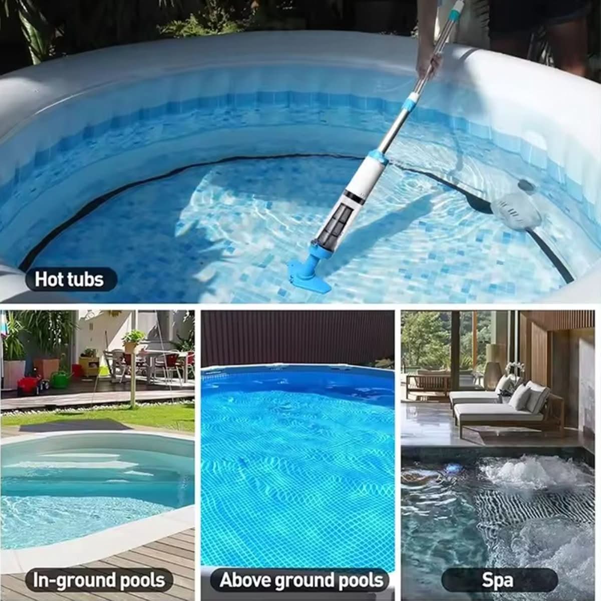 Poolfreund – Schnurloses Pool-Vakuum Für Mühelose Reinigung