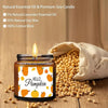 HerbstGlanz – Duftkerze aus Sojawachs im Herbstdesign