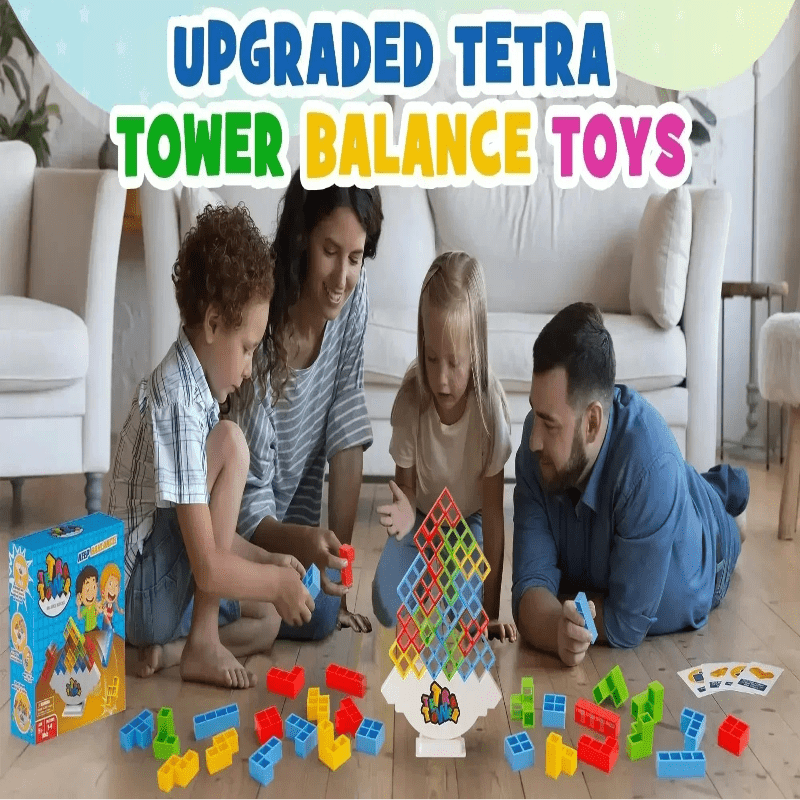 BALANTRIQ – Buntes Balancier-Stapelspiel für Kinder und Erwachsene 7