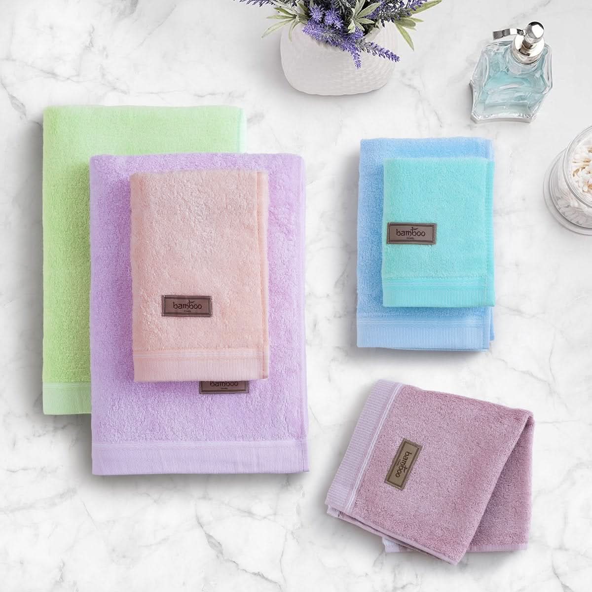 Solavéa Bambus Handtuch | Weich & Antibakteriell | Bambusfaser | Premium Handtuch Wellness & Zuhause