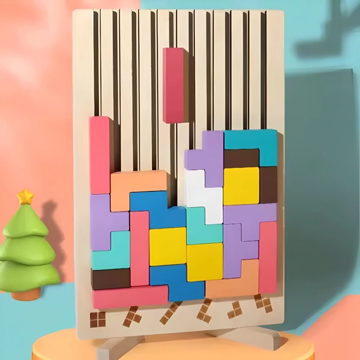 Gedankenformen – 3D Holzpuzzle Für Kreatives Lernen