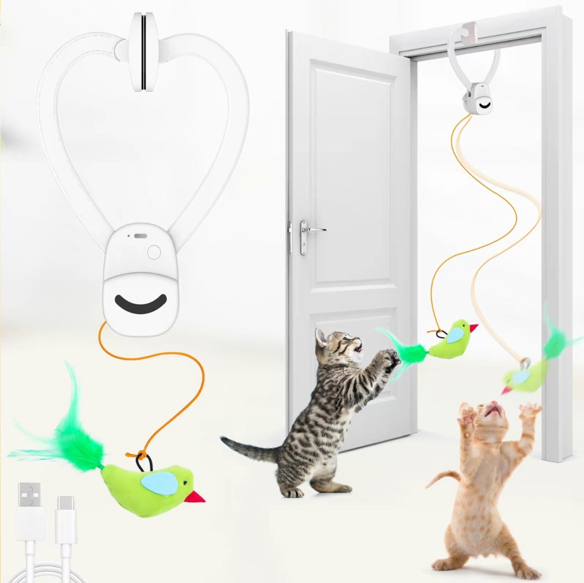 CHASEWING – Interaktives Vogelspielzeug für aktive Katzen 1