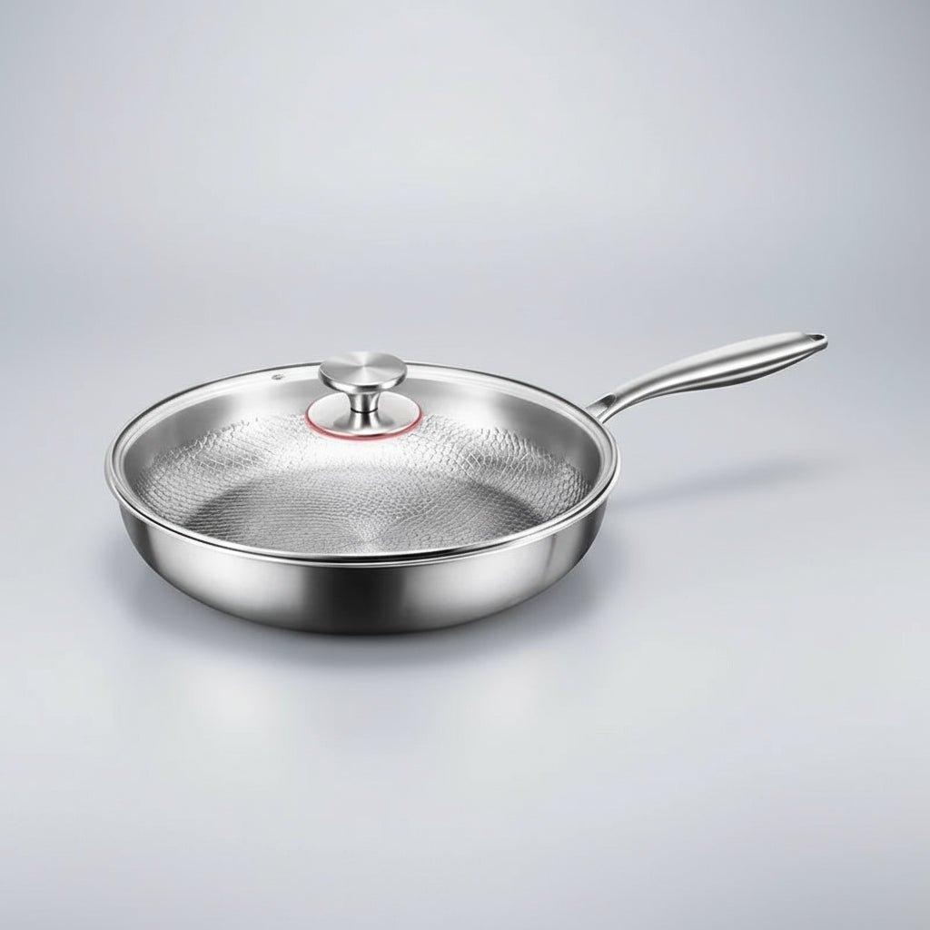 CHEFTRIUM – Titangehämmerte Antihaft-Bratpfanne für Induktionsherde und die alltägliche Küche 0