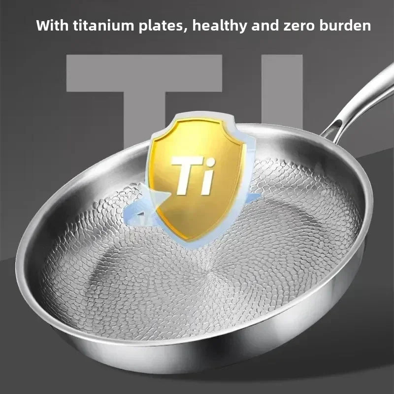 CHEFTRIUM – Titangehämmerte Antihaft-Bratpfanne für Induktionsherde und die alltägliche Küche 4