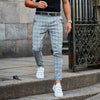 Chris Lässig – Herren Chinohose Mit Karomuster Für Stilvolle Alltagslooks