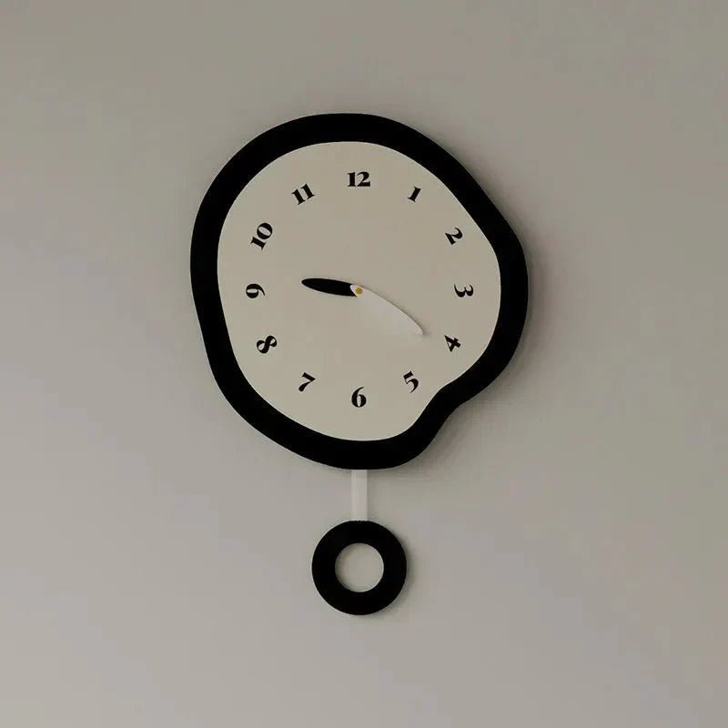 CHRONOART – Abstrakte Wanduhr mit moderner Acryl-Oberfläche und geräuschlosem Uhrwerk 6