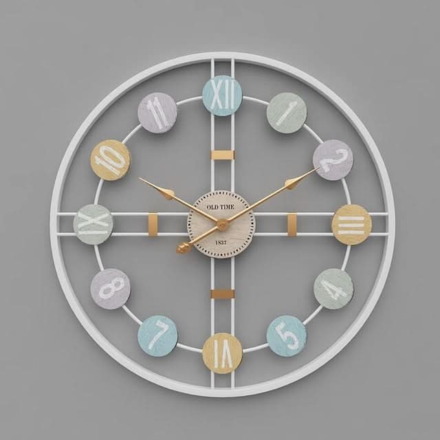 CHRONOPASTEL – Leise Wanduhr für elegantes Wohndekor 5