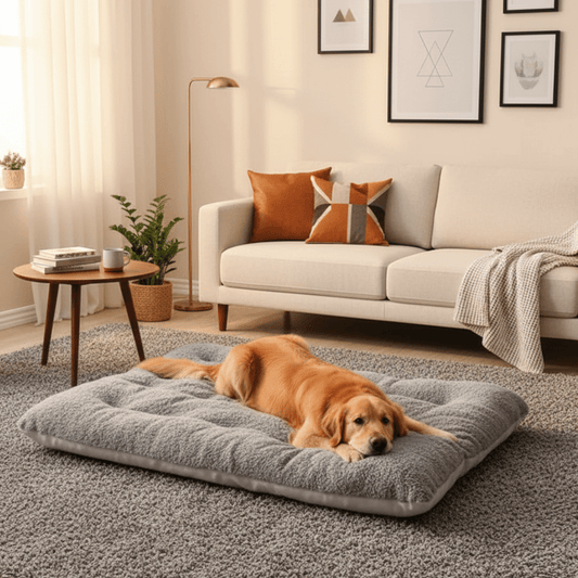 COSYBURROW – Plüsch-Hundeliege mit Kuscheldesign 0