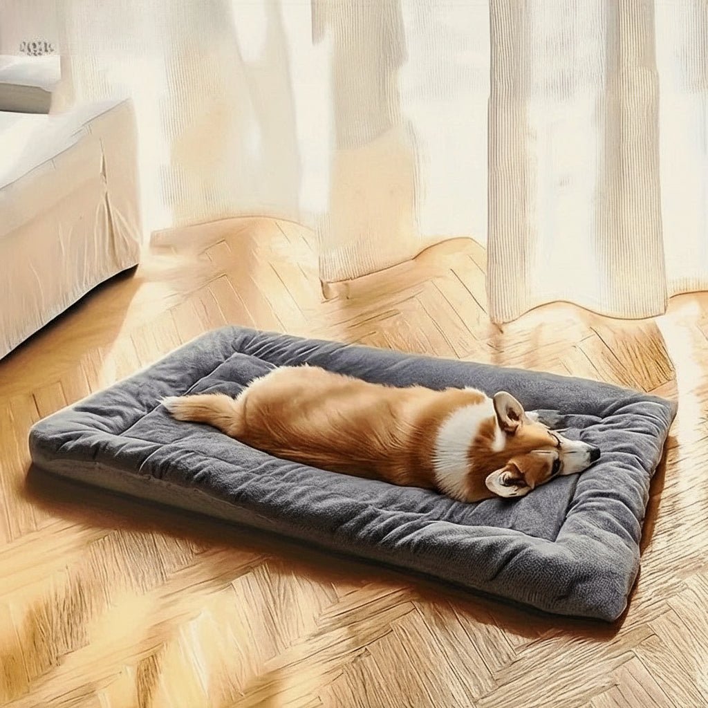 COSYBURROW – Plüsch-Hundeliege mit Kuscheldesign 5