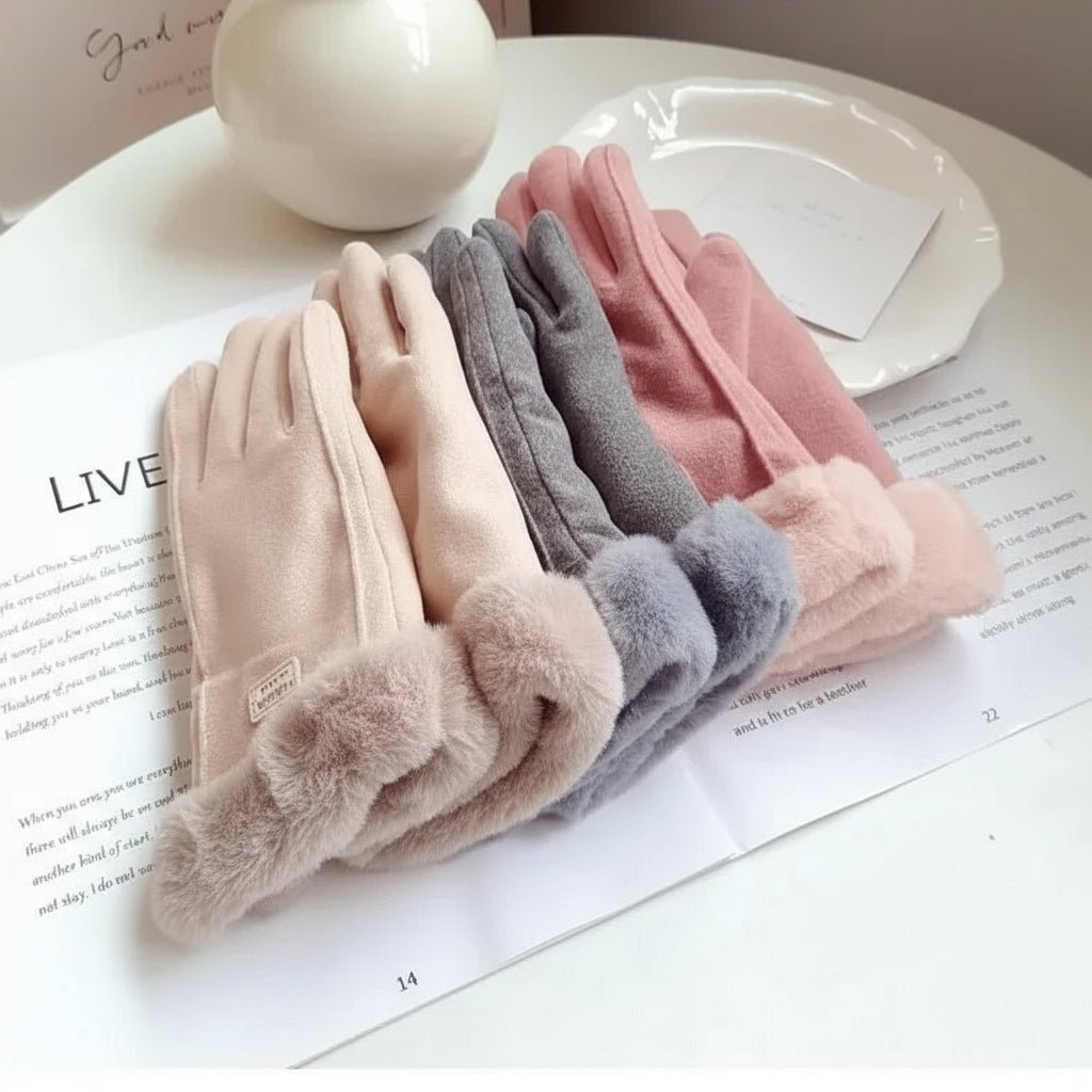 COZELLE – Dicke Wildleder-Touchscreen-Handschuhe für kalte Tage 1